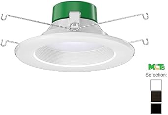 Westgate Mfg. 6 LED Baffle recessed Trim Multi Color Temperature retrofit can