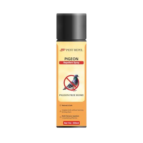 Image of Pigeon Repellent Spray for Balcony, Terrace & Home | Anti Bird Sprays for Window, AC Outdoor Area, Roof, Parking & Garden | Easy to Use Outdoor Protection 200ml