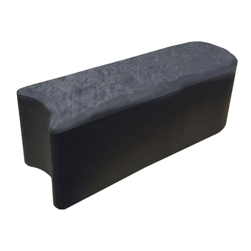 Garden Central 12-Pack 12”x4” Stomp Rubber Edge Stone, Grey – Faux Landscape Border Decor for Patios, Paths, Play Areas & Gardening – DIY No-Dig Edging Block for Outdoor Decorative Projects