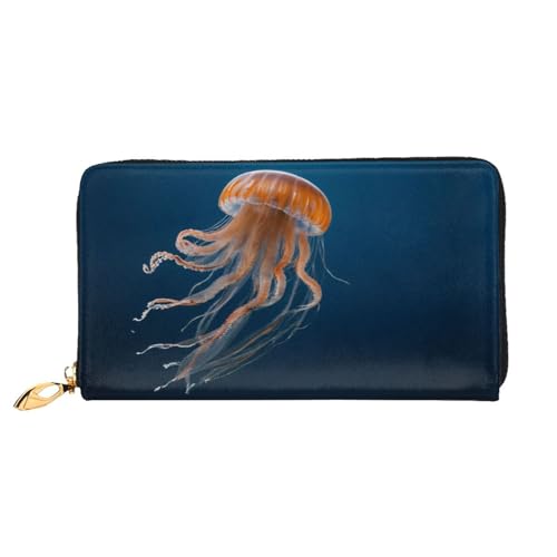 Portefeuille long élégant en cuir synthétique pour femme avec étui téléphone chic
