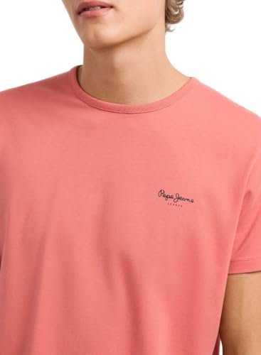 Pepe Jeans Herren Original Basic 3n T-Shirt, Rot (Cinnabar Red), XL – Ansicht 3