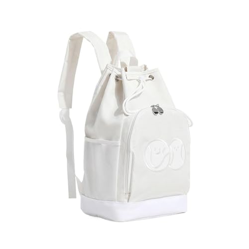 Mochila de tenis para mujer, mochila de raqueta de tenis, mochila de tenis, mochila de tenis, accesorios deportivos multifuncionales de gran capacidad, mochila ajustable con correas dobles para mujer