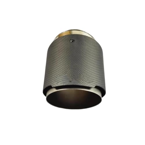Embout d'échappement carbone universel de prestige 77-101mm finition mate