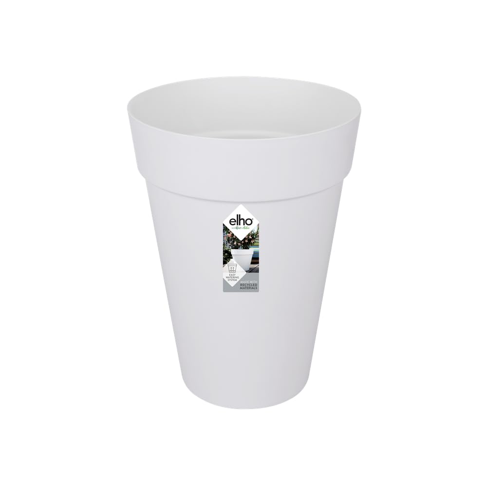 Elho loft urban round high 42cm vaso da fiori - White