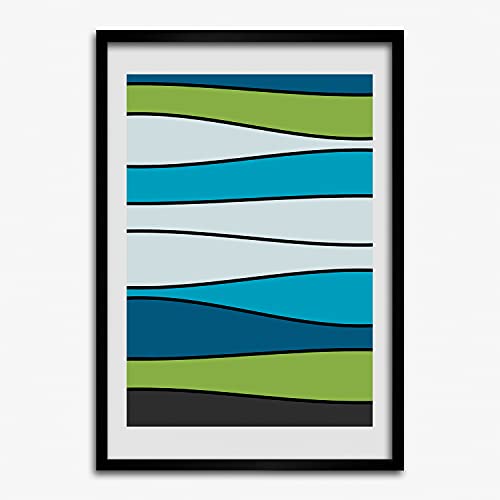 Cadre MDF 50x70 cm Tulup pour habiller un mur vide avec un tableau décoratif coloré