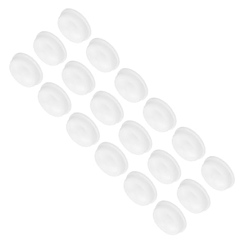 Image of MECCANIXITY 18pcs T-Shaped Silicone Plugs 51.3mm 2 Inch Dia Snap in Plug Hole Seal Cover Round Rubber Stopper for Kitchen Rubber Bulkheads Waterproof Sealing Plugs White