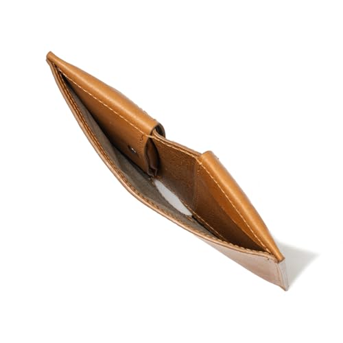 BillFold 3.0 Leather Wallet – Compatible with Apple AirTag, RFID-Blocking, Discreet AirTag Pocket with Torx Screw, Holds 10 Cards + Bills (Black)3