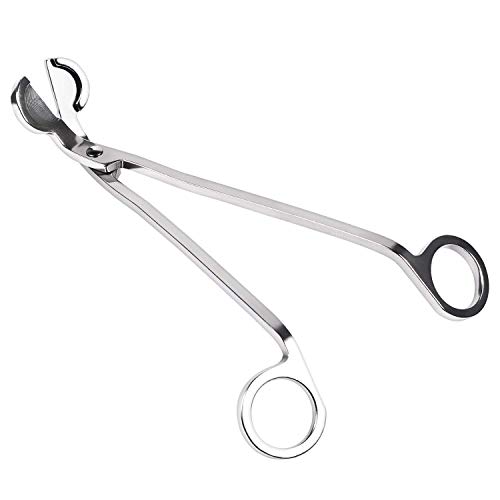 Yoodelife Candle Wick Trimmer, Polished Stainless Steel Wick Clipper Cutter - Reaches Deep Into Candles To Cut Spent Wicks, Allow Cleaner Burn And Prevent Soot Buildup #TOP1