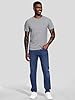 Teesmen T Shirts for Men UK 6 Pack Short Sleeve Crew Neck Plain Cotton Boys Adult Sport Tees Undershirts Workwear Gym Running Workout Casual Daily Shirt (Multipack 57, 4XL) #5