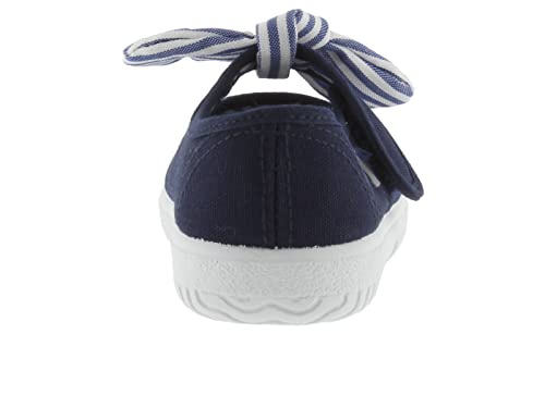 Victoria Shoes Ballerinas Sneakers For Baby Girl, Ojala Hankie Marino Stripe Bow Pumps Marino 8.5 Us #TOP2