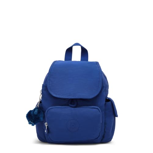 Image of Kipling City Pack Mini Backpack, Lightweight Compact Daypack with Multiple Pockets, Adjustable Straps & Everyday Travel Backpack - Blazing Blue