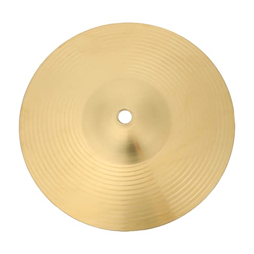 TOYANDONA Pedazo Platillos De Tambor Platillo Ride De Latón Suministros De Platillos Kit De Batería Platillo De Choque Platillos Silenciosos Platillos Para Bateria Adjunto Metal Manga