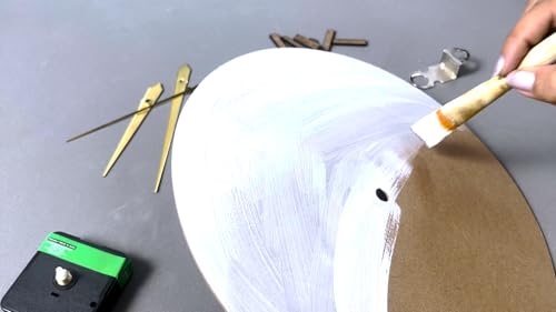 Image of Little Birdie DIY Clock Making Kit 10Inch Dia 2MM Thick | DIY Art & Craft Kit For School Projects, Home & Office Decor | MDF DIY Wall Clock Making Kit | Gift For Kids, Adults,Multicolor