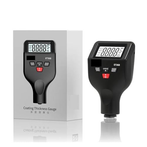 Medidor de Espesor de Pintura ET360 Mini, Medidor de Espesor de Recubrimiento de Alta Precisión para Automóvil, Calibrador Digital miniatura 5