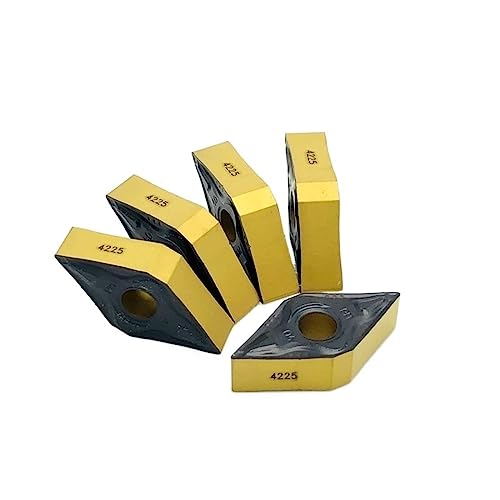 AALLYN Indexable Carbide Lathe Tool 10pcs DNMG150604 DNMG150608 PM 4225 Carbide Tool CNC Lathe Cutting Tool Metal Turning Tool Carbide Tools (Size : DNMG150608-PM 4225)