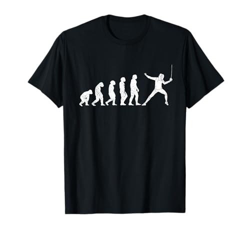 Esgrima Atletas Esgrima Evolución Para Hombre Moderno Camiseta