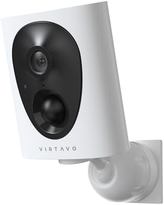 virtavo VistaFlask 2K Security Cameras Wireless Outdoor, Battery Powered, AI Motion Detection, for Home Security, Starlight Lens for Colorful Night Vision, 2-Way Audio, Weatherproof, Cloud/SD Storage virtavo VistaFlask 2K Security Cameras Wireless Outdoor, Battery Powered, AI Motion Detection, for Home Security, Starlight Lens for Colorful Night Vision, 2-Way Audio, Weatherproof, Cloud/SD Storage