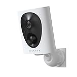 virtavo VF1 Security Camera Outdoor Wireless, 2K Starlight Colour Night Vision, Wire-Free Rechargeable Battery CCTV Camera, No Monthly Fee, PIR Motion Detection, Siren & Two-Way Talk