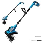 Motoculteur sans fil pour batterie Makita 18 V, batterie 600 W, profondeur de travail du sol 24 cm, largeur d'usinage 17 cm, 360 tr/min, évolutif, motoculteur électrique (sans batterie)