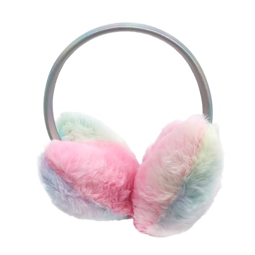 Cache-oreilles en peluche haut de gamme forme cœur coloré pour femme et fille