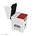 Gamegenic Star Wars Unlimited SOFT CRATE - Full-Color Printed & Officially Licensed Durable Deck Box, Holds 60 Double-Sleeved Cards, Perfect for TCGs and LCGs, White/Black Design, Made
