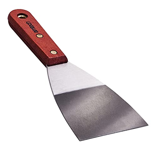 Am-Tech de 3 pulgadas para trabajo pesado raspador - G0800 mango de madera