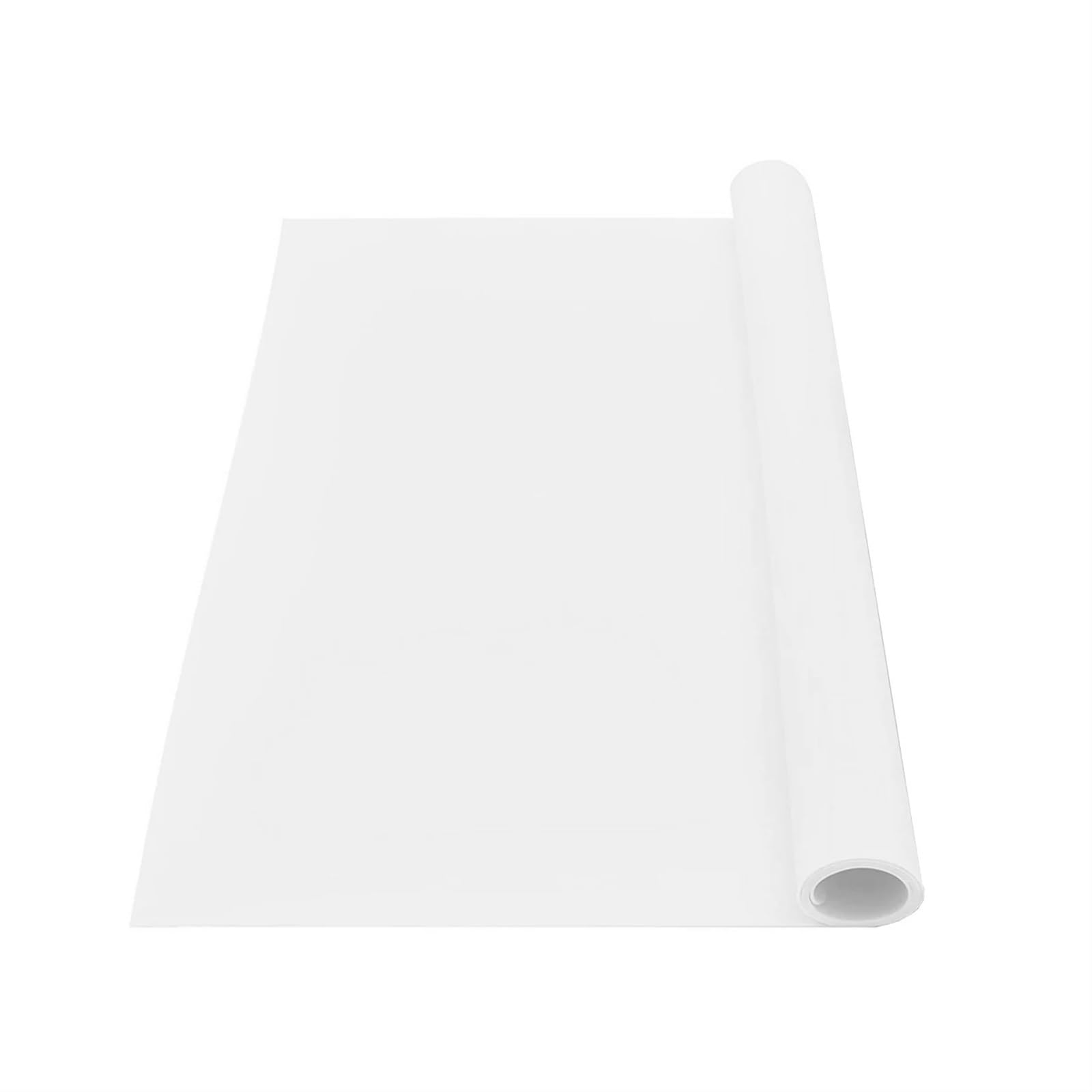 Manteles individuales impermeables extragrandes, de vinilo, resistentes al calor, para proteger la encimera de la cocina, manteles individuales antideslizantes (blanco, translúcido, 60 x 50 cm)