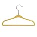 BriaUSA Kid's Hangers Set of 10 Yellow Steel Hooks -Ultra Slim, Sturdy Saves You Extra Space