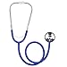 ERDOGLY Kids Stethoscope Toy, Real Working Nursing Stethoscope for Kids, Play Doctor Toy for Toddler, Boys Girls Doctor Nurse Cosplay Costume Accessories, Royal Blue