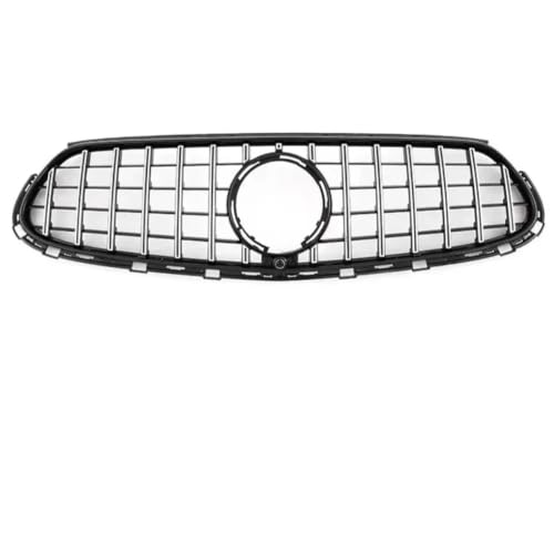 Calandre pare-choc avant en maille GT look silver pour Benz GLC X254 luxe