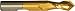 CLEVELAND Drill Mill,9/16",HSS,TiN C40511