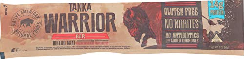 Bison Pemmican Warrior Meat Bars with Buffalo & Cranberries by Tanka, Gluten Free, Beef Jerky Alternative, Slow Smoked Original, 2 Oz, Pack of 12 - Thumbnail 3