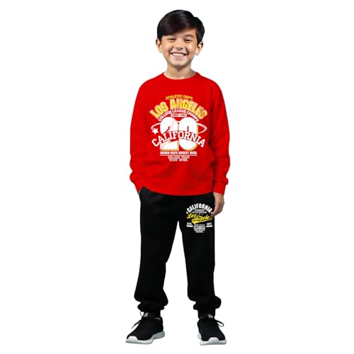 Image of Trampoline Boys Printed T-shirt with Trackpant set Pack of 1(TRM-TTP-122)