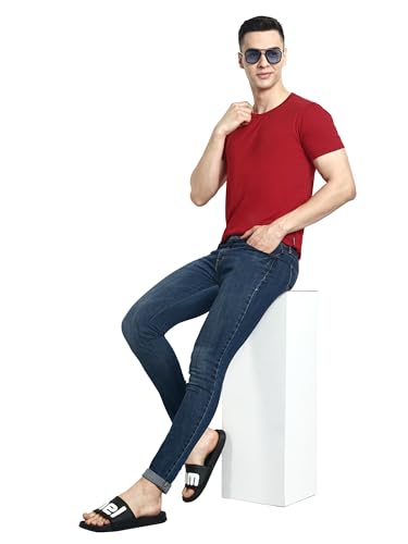 Image of hummel Cam Men's Cotton Round Neck Half Sleeve T-Shirt