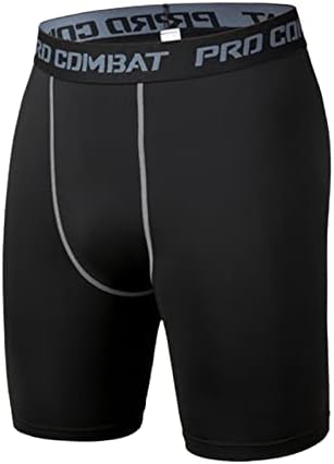 Mens Compression Shorts Dry Fit Running Shorts Tights for Men Base Layer Sports Activewear Shorts for Fitness Cycling Training Gym