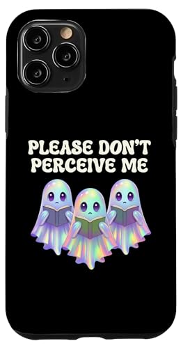 Custodia per iPhone 11 Pro Non percepirmi Umorismo introverso Ansia sociale Introverso