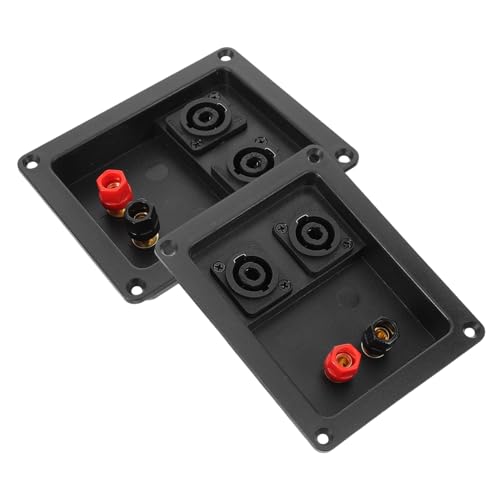Terminal de subwoofer para altavoz de escenario y salas de conferencias con conector de oro