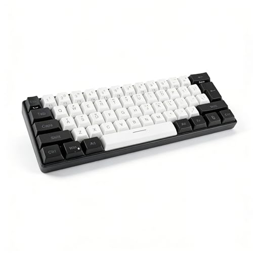 Clavier ergonomique 60% filaire à 61 touches pour bureau