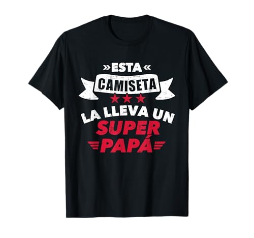 Super papá tienda Camiseta Hombre Black S Manga corta