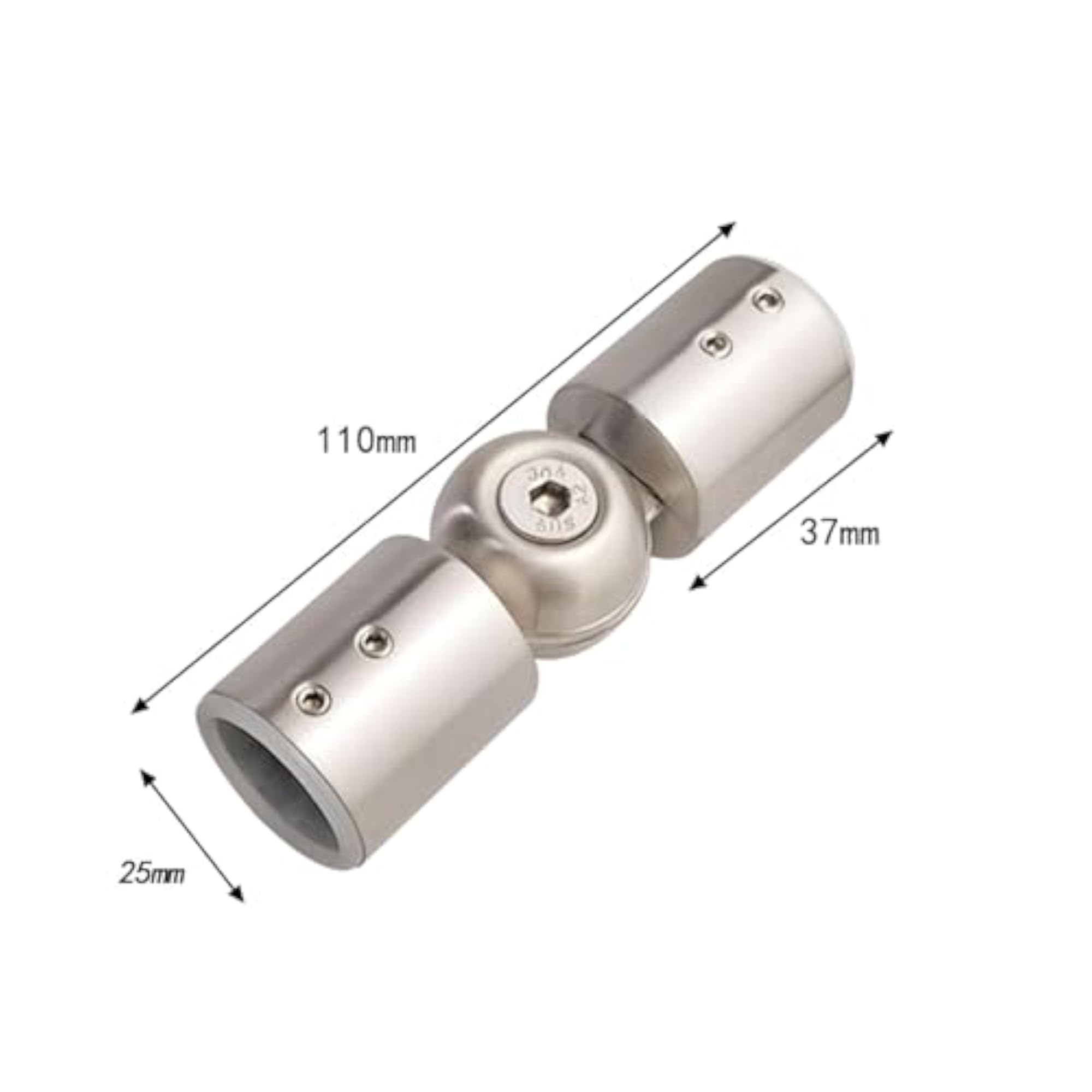 Curtain Rod Corner Connector with Screws