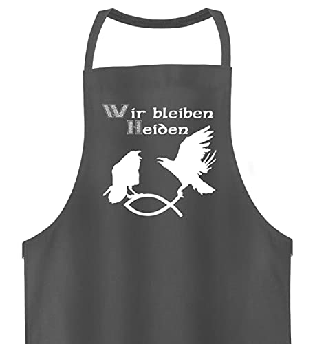 Tablier de barbecue de qualité supérieure Hugin & Munin gris ajustable