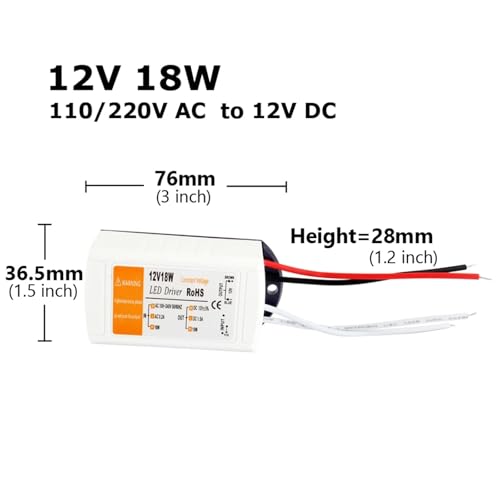Transformateur LED 12V 48W pour éclairage de cuisine et dressing moderne - 3