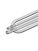 FB28T8/841/ES/ECO 28 W, Fluorescent T8 U-Shaped, 6" Spacing, Low Mercury Lamps, 841
