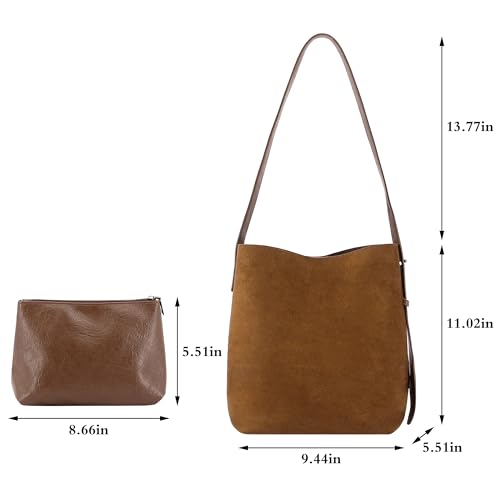 Womens Suede PU Leopard Print Shoulder Bag Fringe Tote Bag Cluth Studded Decor Punk Boho Vintage Crossbody Bag Purse3