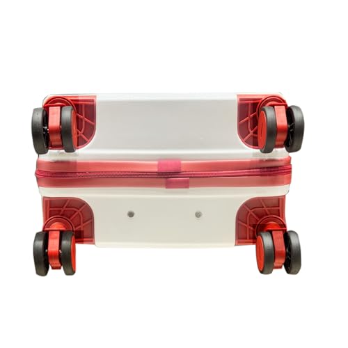 Image of Handcuffs Kids Carry On Luggage Hardside Rolling Suitcase 20 Inches Travel Trolley Bag (Pink)