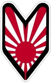 JDM wakaba ورقة الشمس الشمس شارات الفينيل ملصقات الوفير jdm الانجراف الانجراف