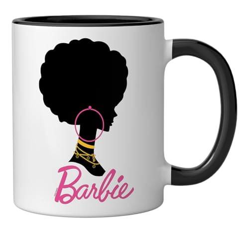Taza de cerámica Barbie Afro 11 onzas miniatura 2