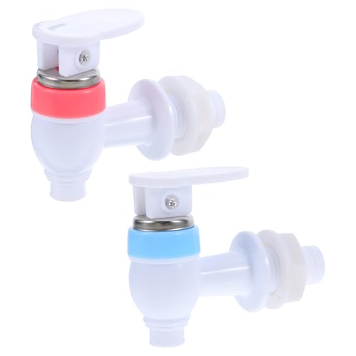 NIYANGLE Grifos para Dispensador de Agua Fría y Caliente 148 MM Válvulas de Repuesto Rojas y Azules Accesorios para Dispensadores de Bebidas Piezas Duraderas y Herméticas para