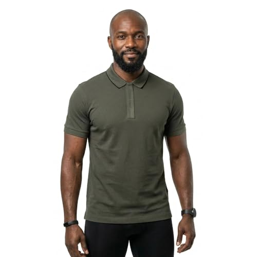 Armani Exchange Men's Slim Fit Cotton Pique Polo, Chimera, Medium by Armani Exchange - Used condition - Image 2