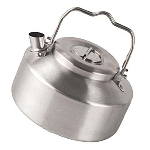 OUNONA Outdoor Portable Kettle Camping Water Pot for Stovetop Use Lightweight and for Tea and Brewing for Hiking and Outdoor Cooking